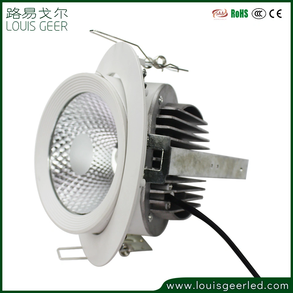 Classic Design Aluminum Recessed LED Lighting 4000K COB 30W Recessed Energy Saving LED Downlight