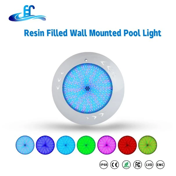 Light source is glued IP68 LED swimming pool underwater light LED swimming pool light