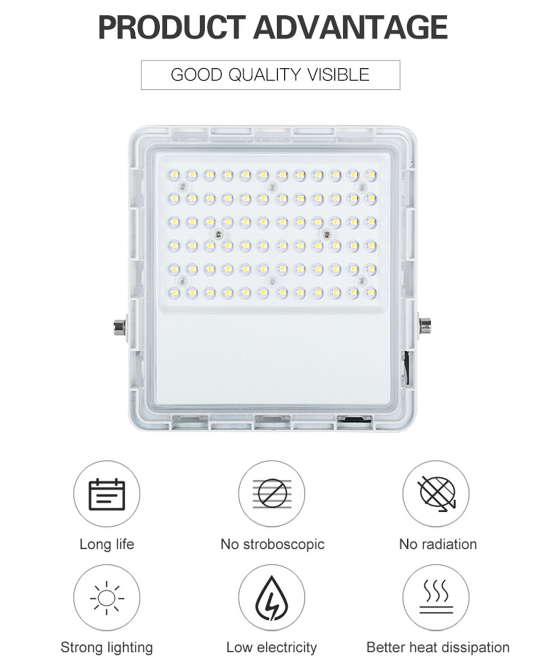 Architectural Lighting Aluminum Outdoor Flood Light Covers Sports Lighting LED Flood Light