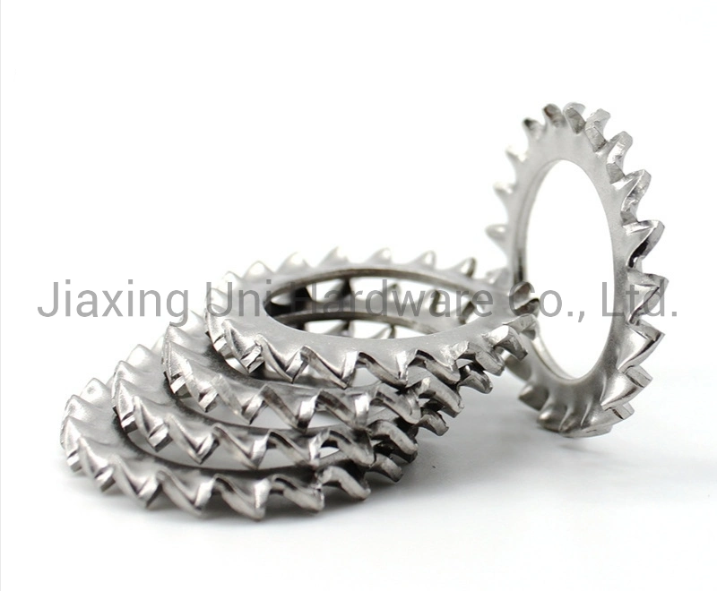 Fastener/washer/external tooth washer/lock washer/DIN6797/external tooth washer/galvanized/black