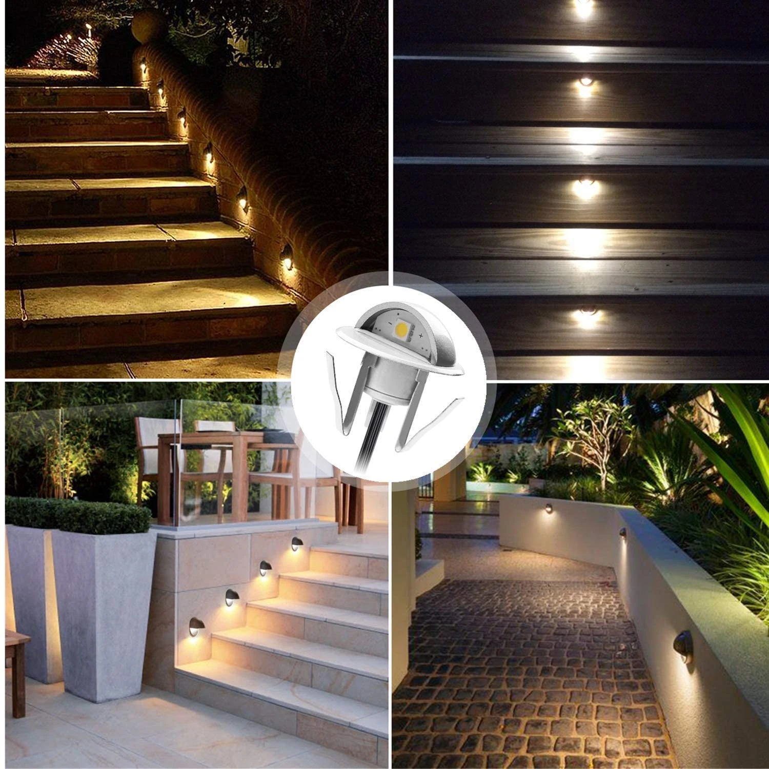 Aluminum B106 Two Sides Warm White RGB Color Ladder and Stair Lighting Deck Lighting Outdoor Lighting
