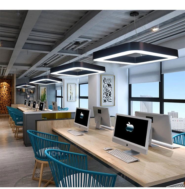 800*800 mm Office Lighting Square Shape LED Linear Lighting with Different Colors
