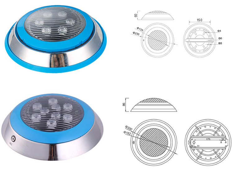 High Quantity IP68 12V Pool LED Lights Underwater LED Swimming Pool Light
