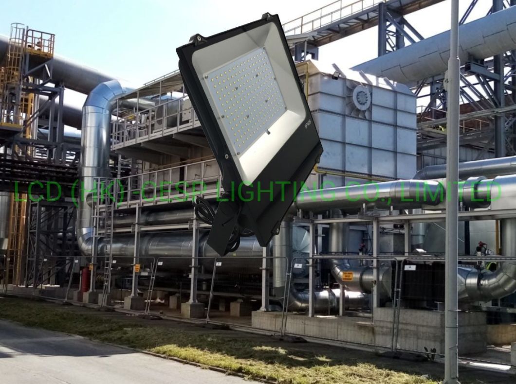 LED Flood Light PLC Control Dimmer IP66 Waterproof Exterior Lighting Fixture Flood Lights Wall Bracket Mount LED Floodlight Area and Recreational Floodlights