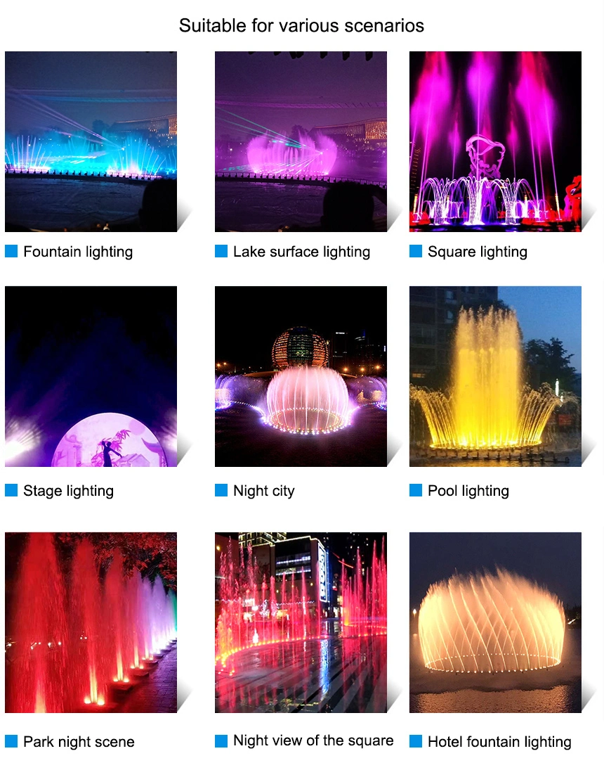 IP68 Waterproof DMX LED Underwater Lighting
