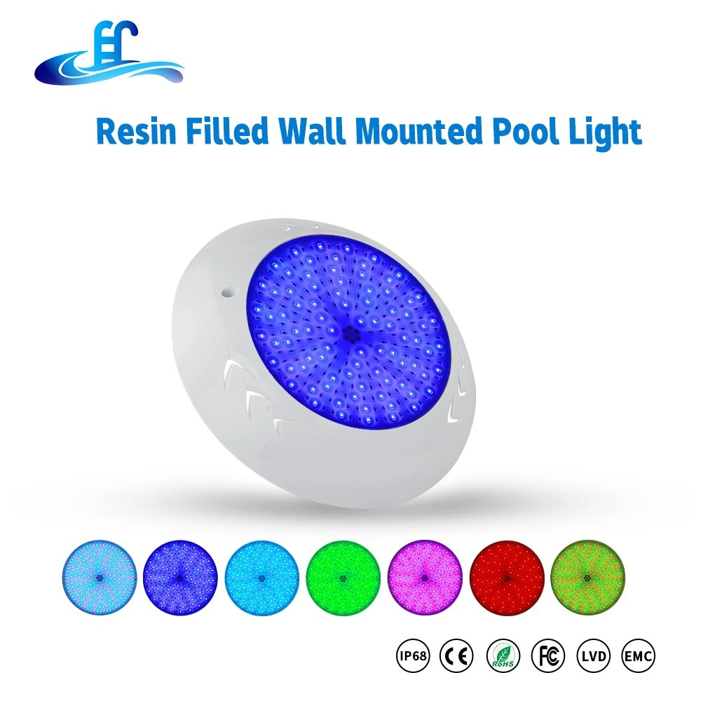 High Quality 18W Underwater LED Lamp IP68 Swimming Pool Lights Wall Mounted with Edison LED Chip