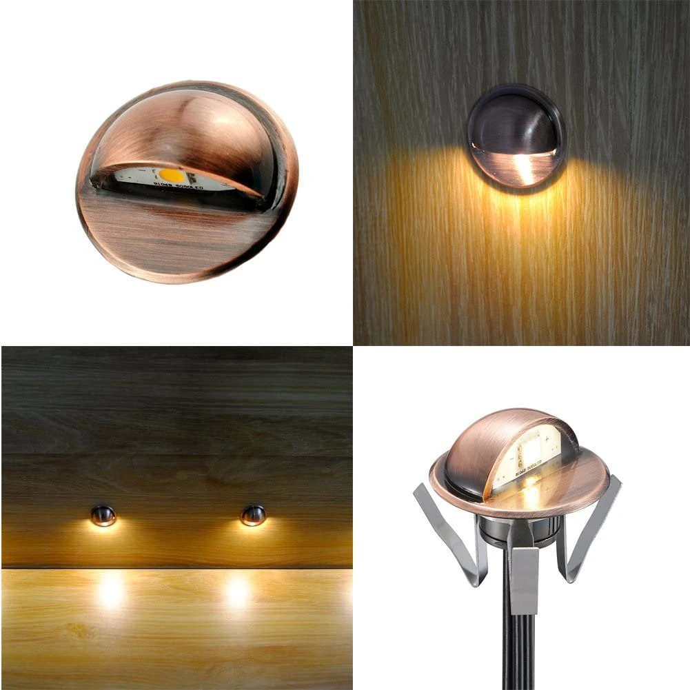Deck Light Low Voltage LED Deck Lighting Kit Stainless Steel Waterproof Outdoor Step Light
