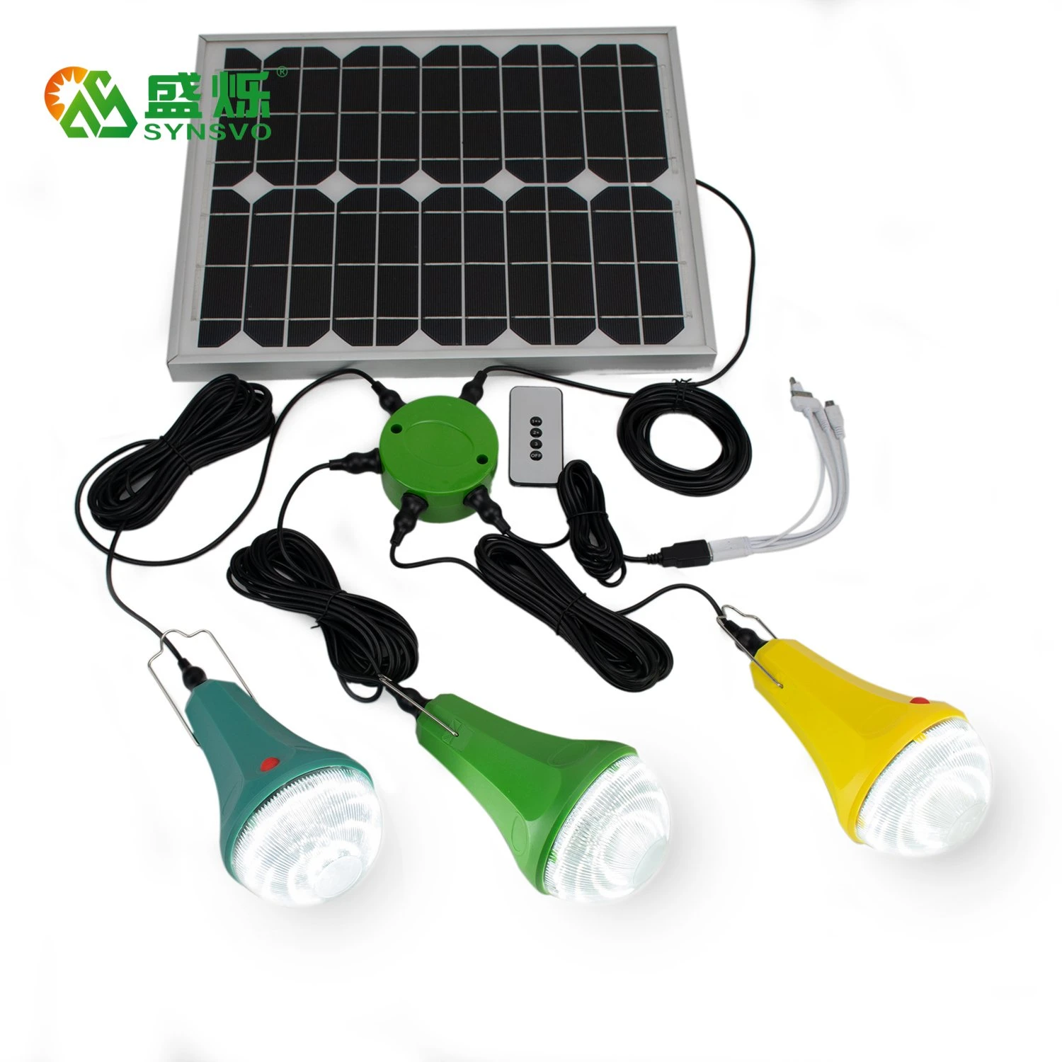 High quality product, mini home solar lighting system kit / for lighting and mobile charging