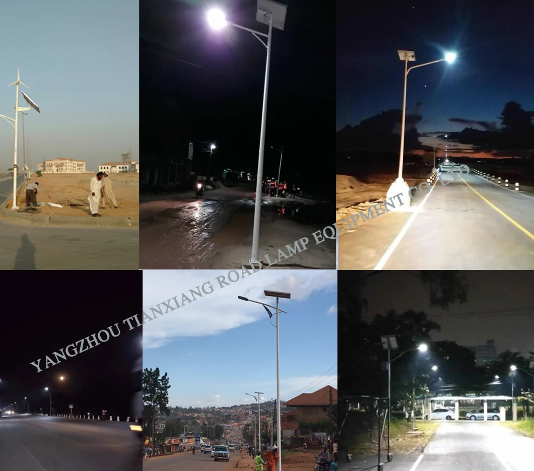 Prices of 12V 24V DC LED Solar Street Lamps Single Arm Circuitry Design Lighting Solutions