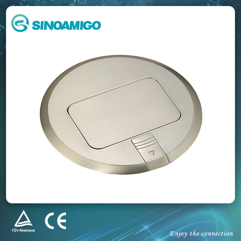Resin White Pop-Up Round Ground Socket