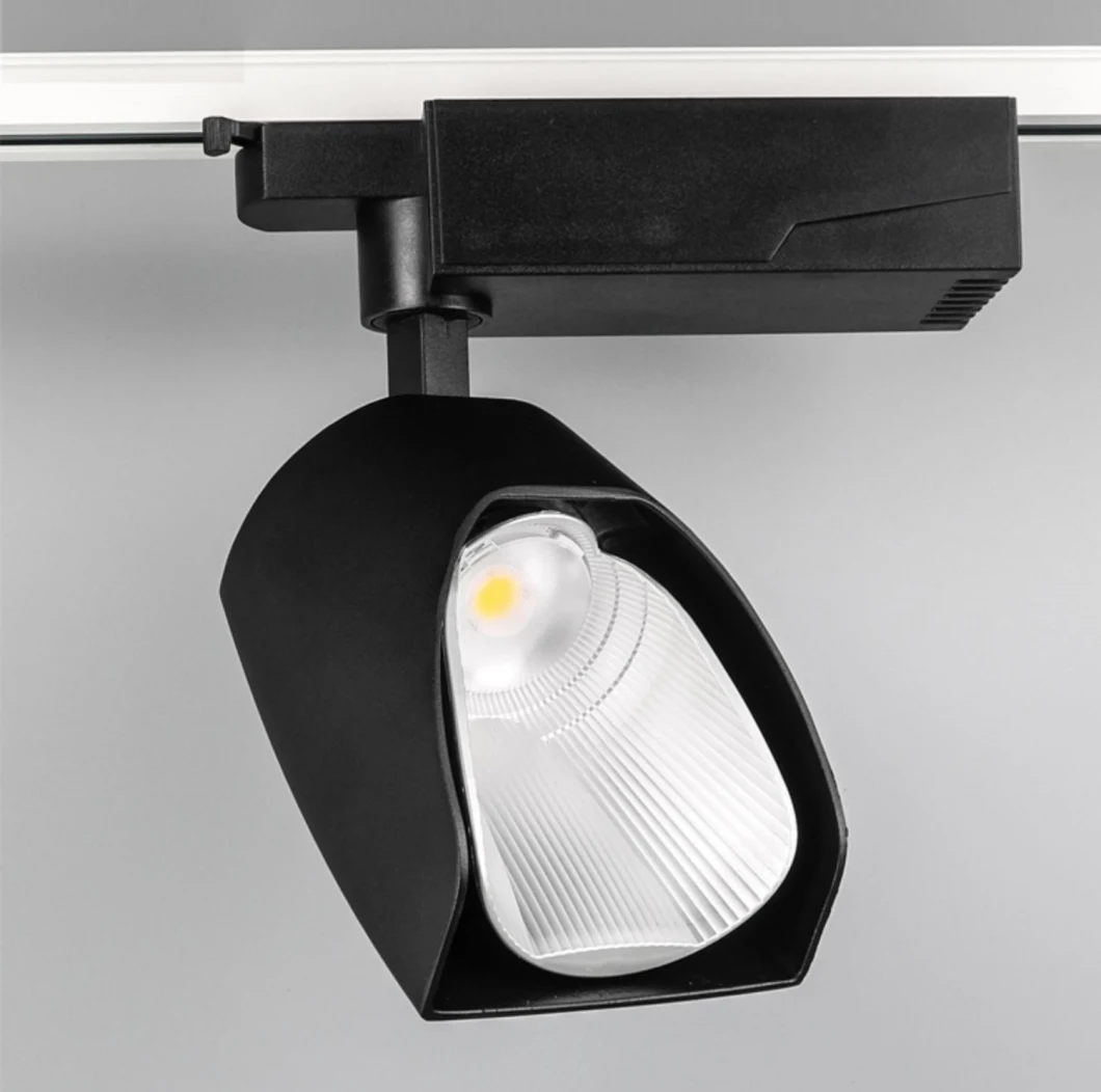 20W 30W Shovel Shaped LED Track Light for Shop LED Track Spotlight LED Track Lights LED Track Lighting LED Track Spot Lighting Rotable CREE COB LED Track Light