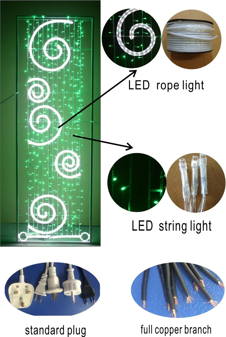 Chistmas Light and Decor Motif Design Lighting