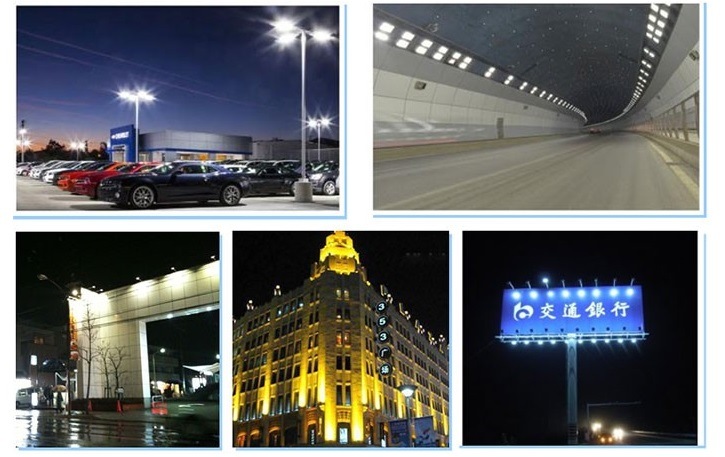 IP65 100W LED Outdoor Spot Light Flood Light Reflector Stadium Lighting with COB Bridgelux Chips