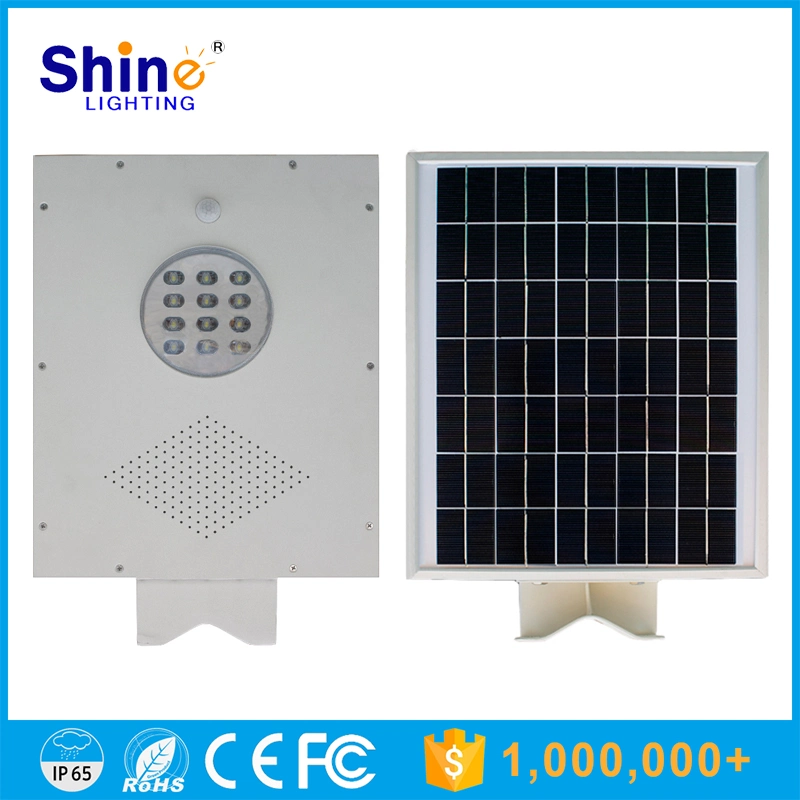 IP65 Waterproof Outdoor Lamp Lighting Integrated Street Light Solar Panel LED Street Lights for Garden