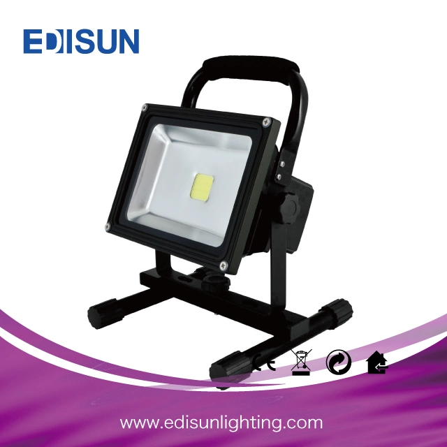 RGB 2200mA Battery Long Life LED Rechargeable Flood Light for Landscape Lighting