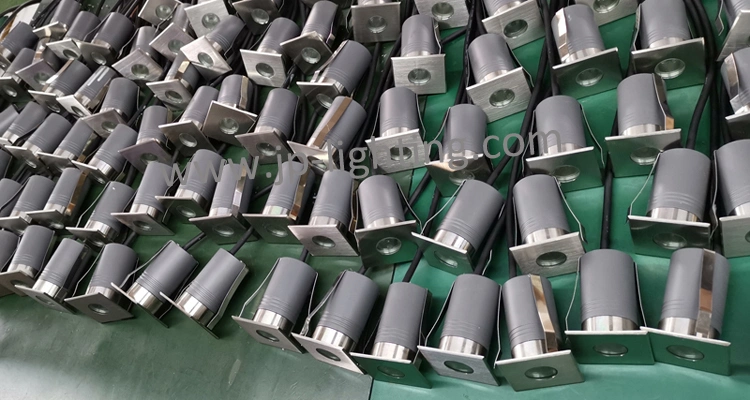 Stainless Steel LED Underground Light IP67 LED Deck Light 1W 2W 3W 4W LED Buried Light Dimmable Outdoor LED up Light Square Ingroud up Light