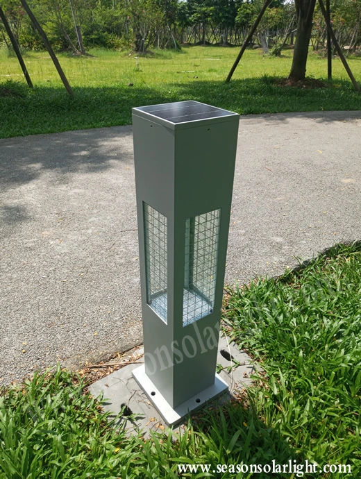 China Lighting Dealer LED Outdoor Walkway Lighting Solar Garden Light with Warm Color + White LED Lighting