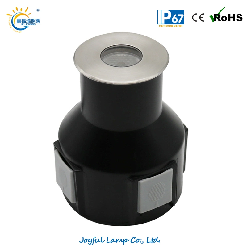 Stainless Steel LED Underground Light IP67 LED Deck Light 1W 2W 3W 4W LED Underground Light Dimmable Outdoor LED Up Light Square Ingroud Up Light