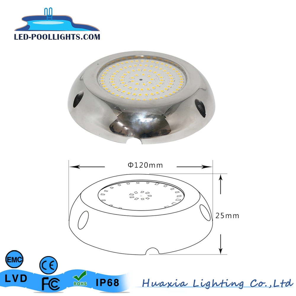 AC/DC 12V 120mm LED Pool Light LED Underwater Light Stainless Steel