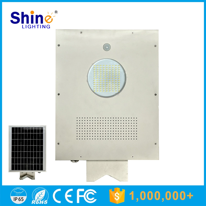 IP65 Waterproof Outdoor Lighting Integrated Street Light Solar Panel LED Garden Street Light