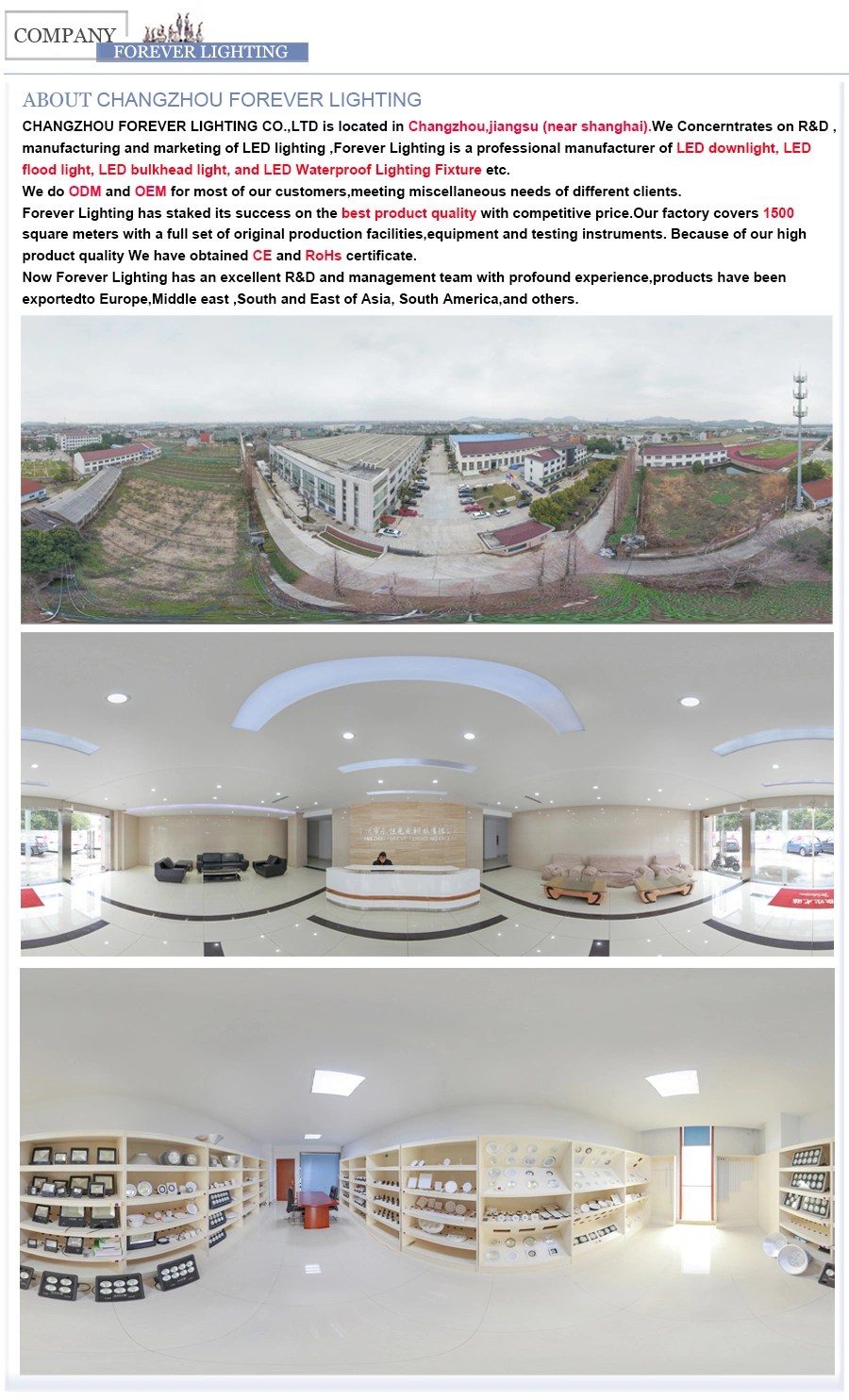 IP65 LED Linear Lighting Fixture Tri Proof LED Light