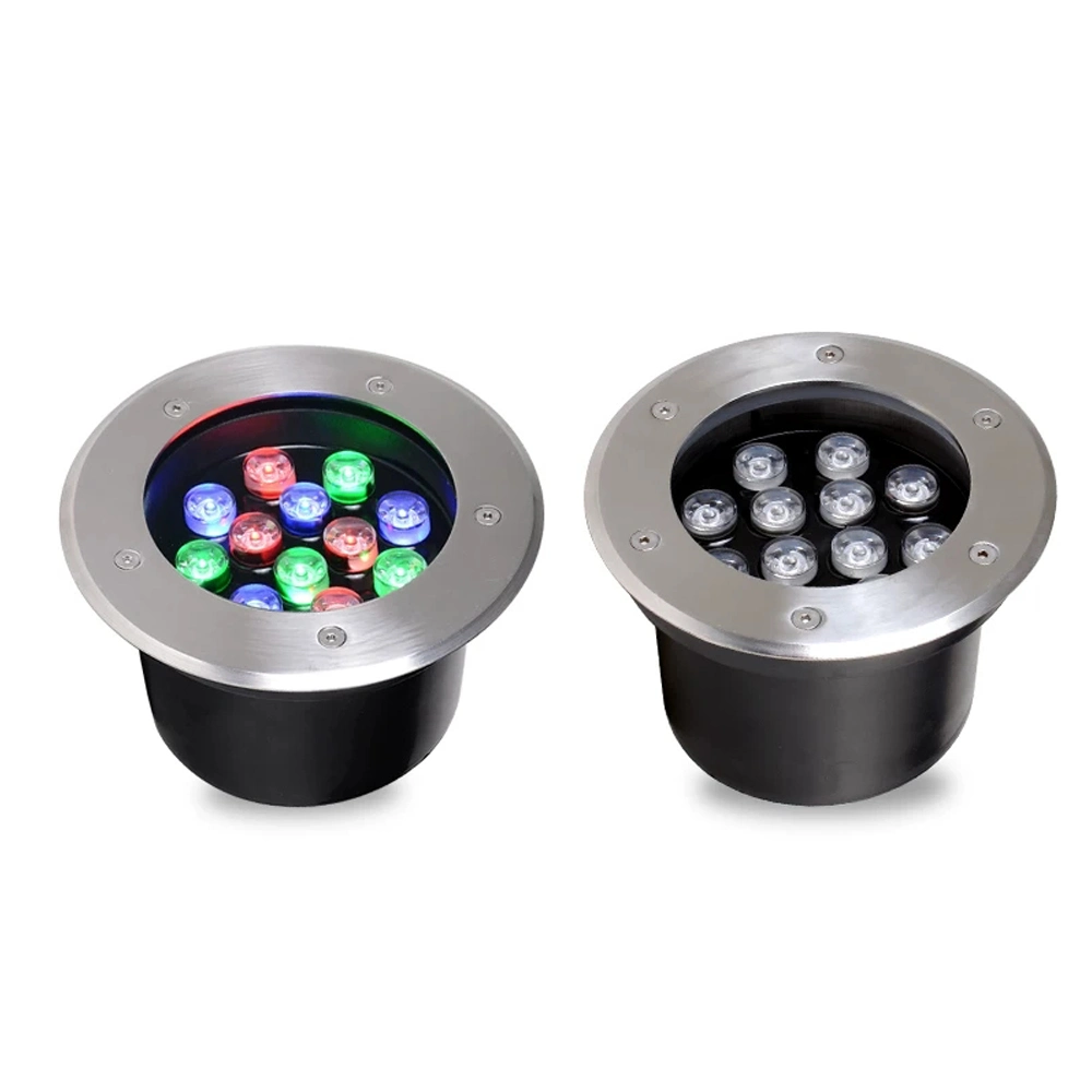 100-240V IP68 Waterproof RGB Landscape LED Underground Light