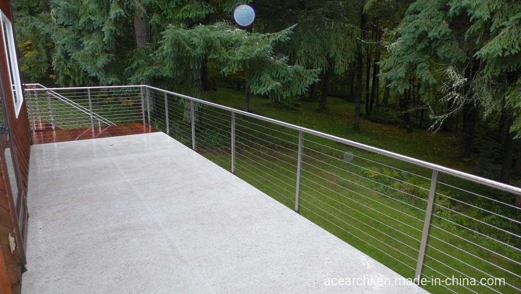Ace Outdoor Marine Grade Stainless Steel Railing Wire Railing Cable Handrail