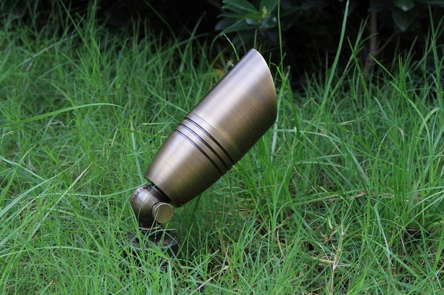 High Quality Antique Brass Spot Light Outdoor Garden Light Landscape Lighting Fixtures