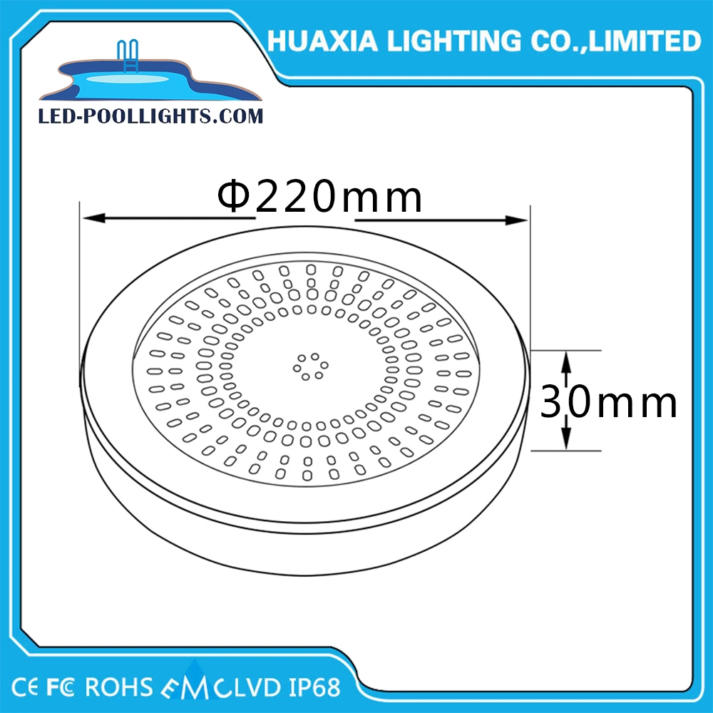 IP68 18W/24W/30W/35W/42W LED Underwater Light LED Swimming Pool Light