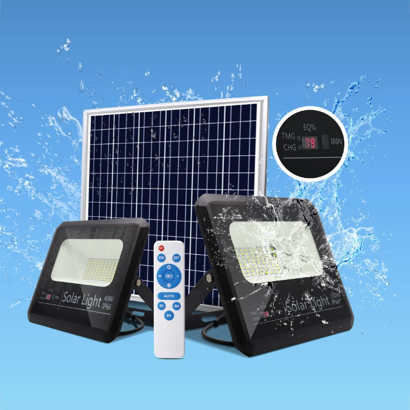 Keou Best Lighting Solar Light Outdoor Cheap 100W LED Solar Light Flood Light Garden Light Manufacturer