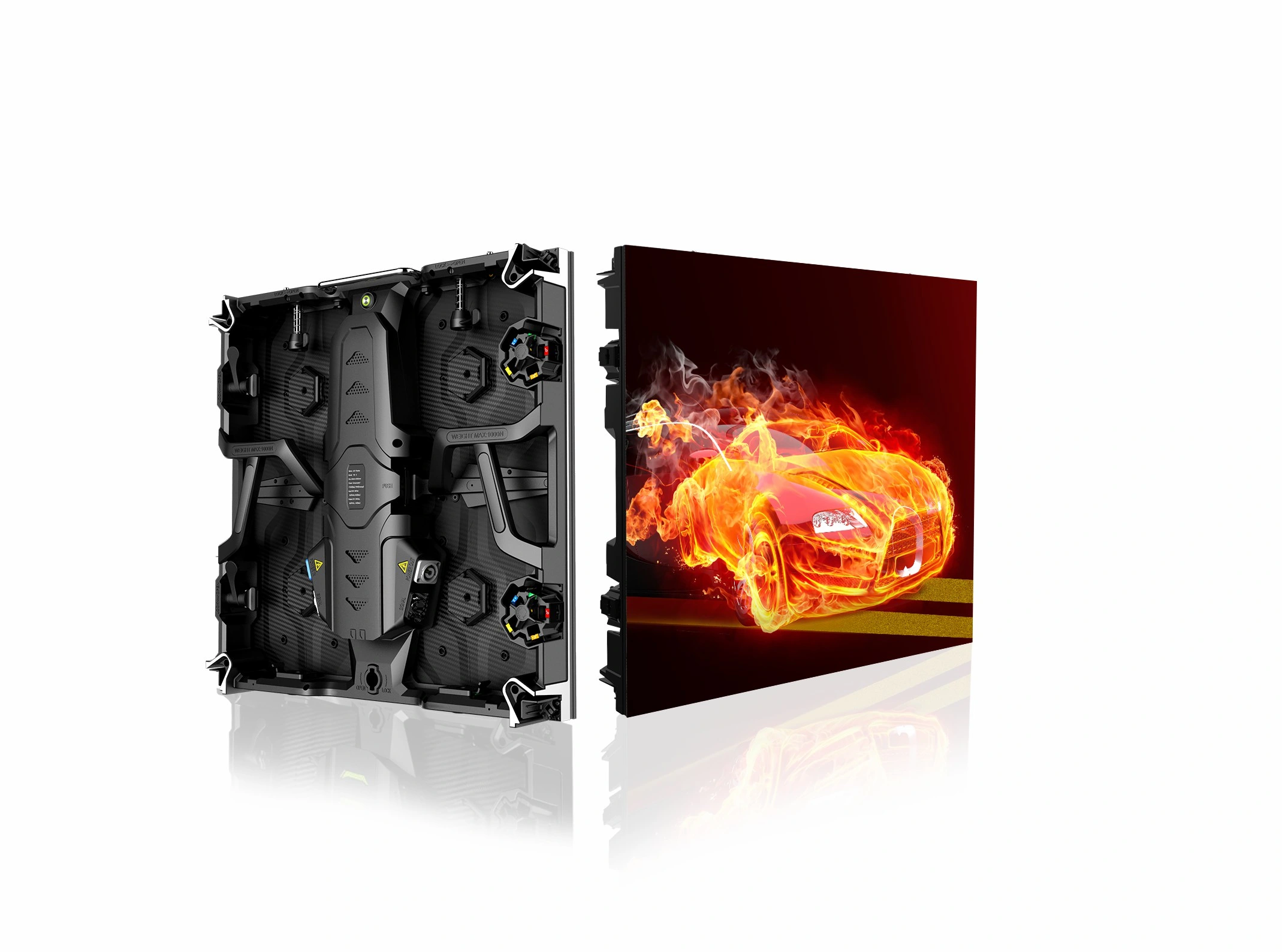 Hot selling P2.6mm Spider series 500X500mm indoor rental LED display for stage background lighting, indoor portable rental LED screen panel for night club