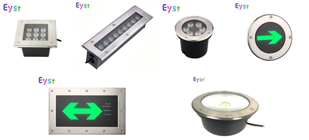 LED High Power Underwater Spotlights Park Pool Square Fountain Lights Waterproof Colorful 7W LED Underwater Lights for Pool