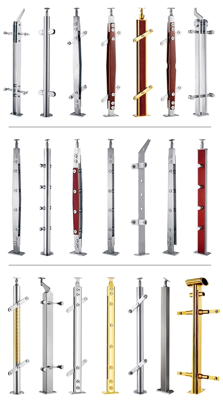Australian Standard Stainless Steel Marine Grade Balcony Glass Railing