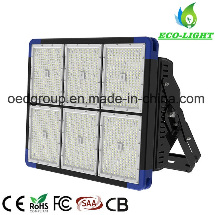 Waterproof IP66 Lighting Airport Lighting Plaza Lighting Sports Field Lighting 140lpw 1080W LED Project Light
