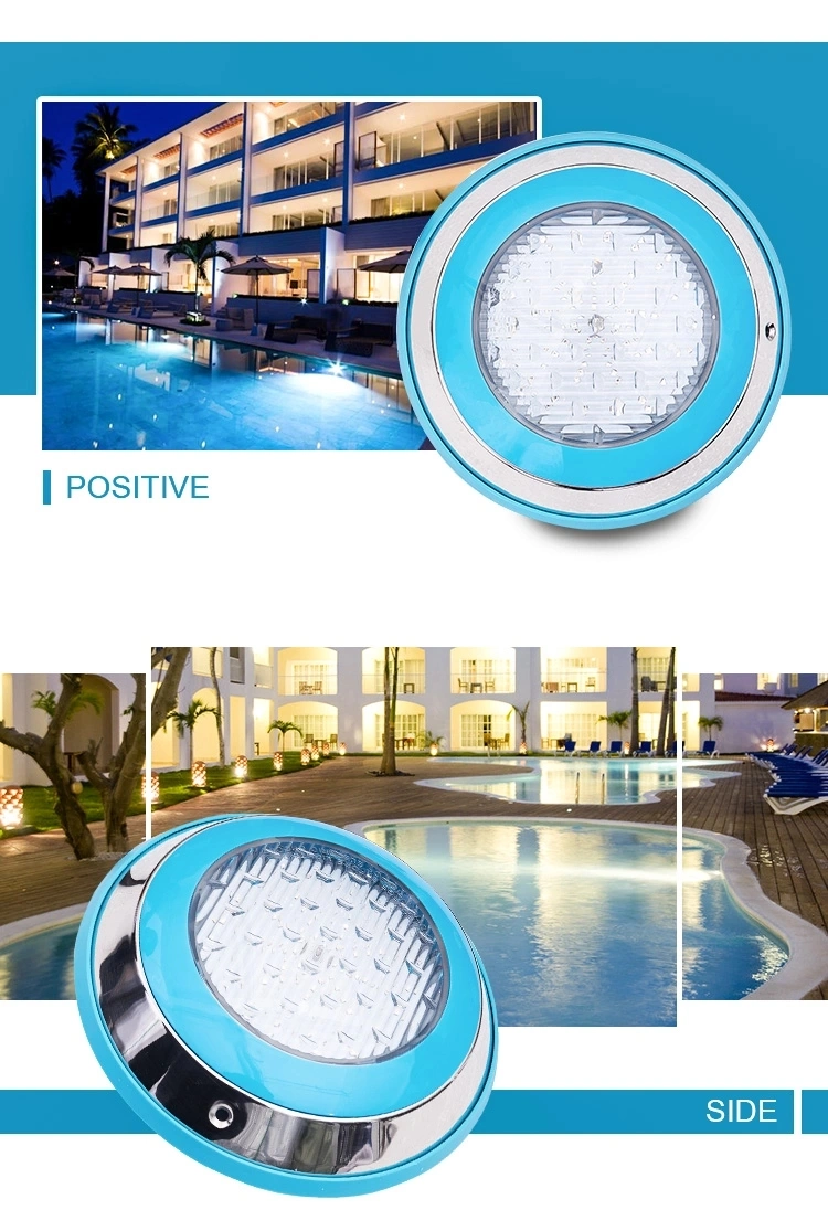 SS304 Housing Swimming Pool Underwater Light IP68 Waterproof Pool LED Lights