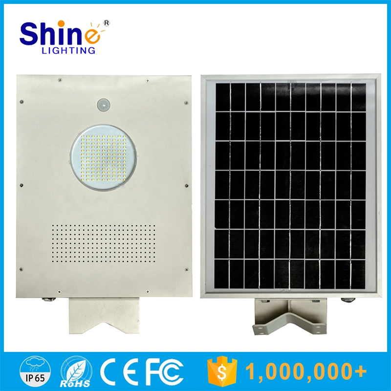IP65 Waterproof Outdoor Lighting Integrated Street Light Solar Panel LED Garden Street Light