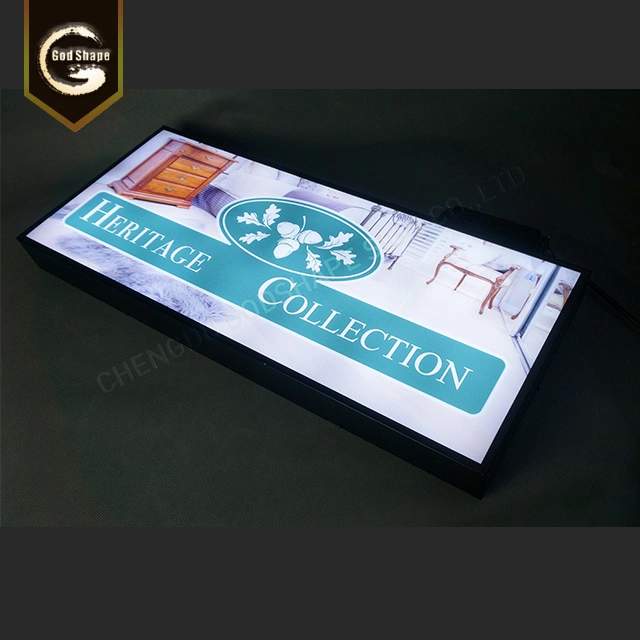 External Advertising LED Lighting Board Squarewall Mounted Light Box Signs for Bar Light Box Sign