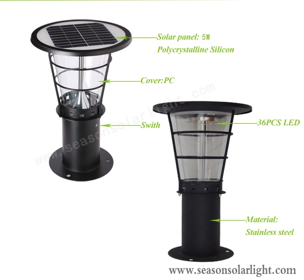 Factory Supply LED Lighting Ce 5W Solar Panel Outdoor Solar Landscape Light for Garden Lighting