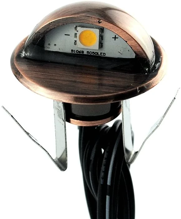 Decorative Lights LED Stair Lights RGB Half Moon Low Voltage Recessed Deck Lights RGB LED Underground Lights