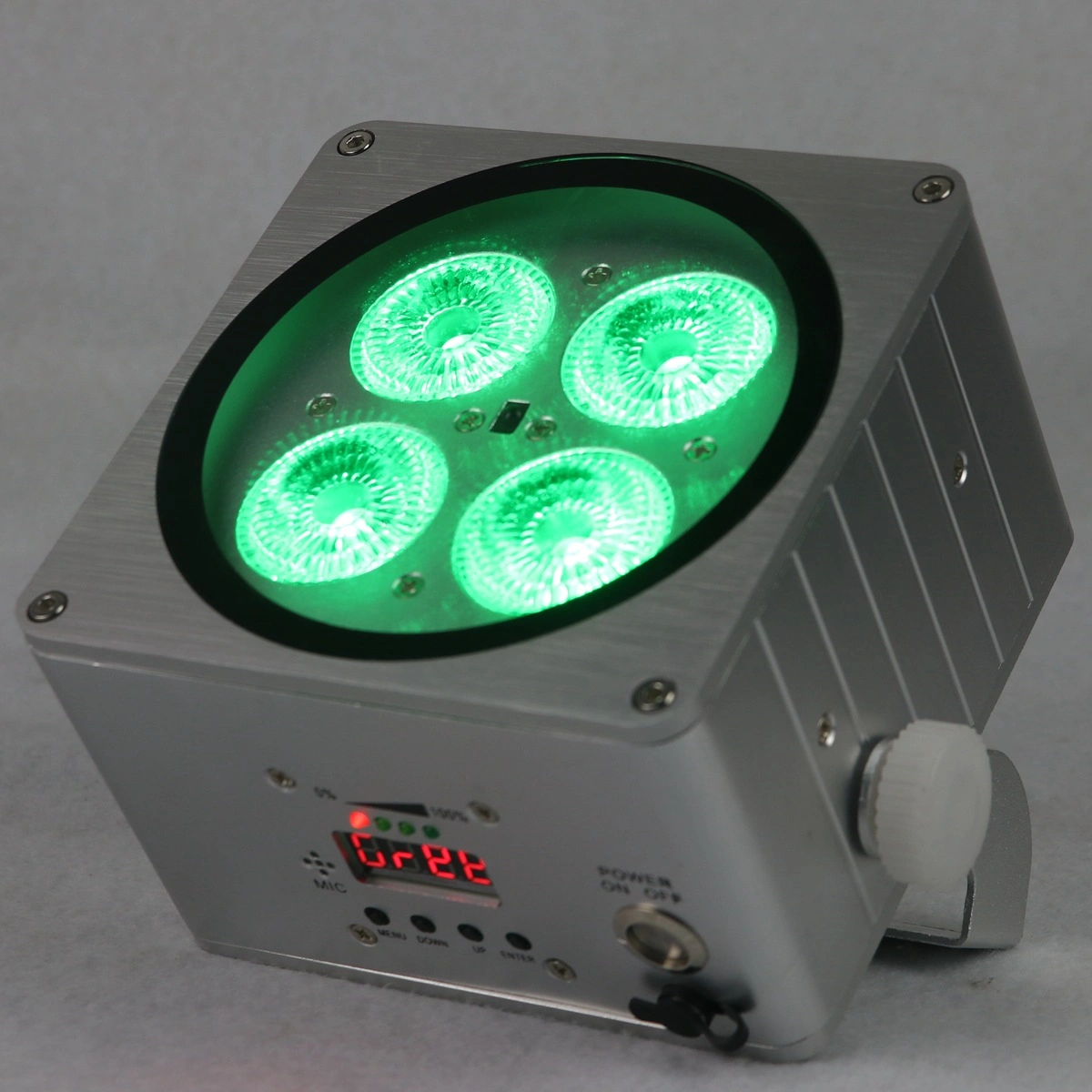 6 in 1 4 LED Battery Powered Wireless Remote Control PAR Lighting