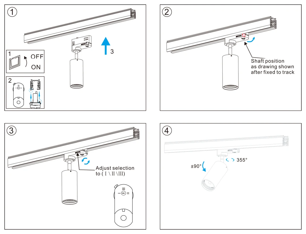 Best Price Straight Corner 3 Wires Lighting Accessories Track Light Power Connector for LED Track Lighting