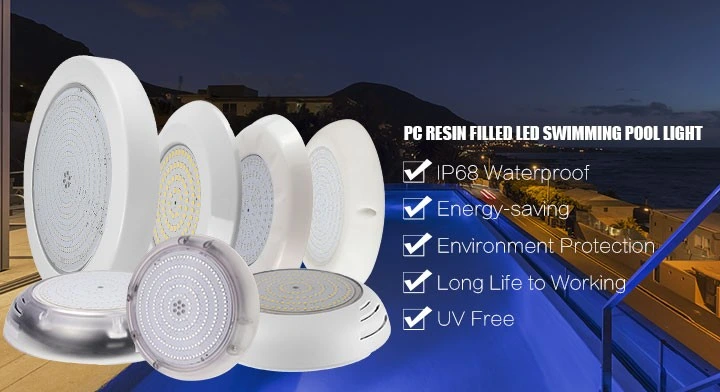 Mini Size and Ultra Thin 130*15mm PC Material DC 12V 6W 10W LED Pool Lamp Bulb IP68 LED Underwater Lighting