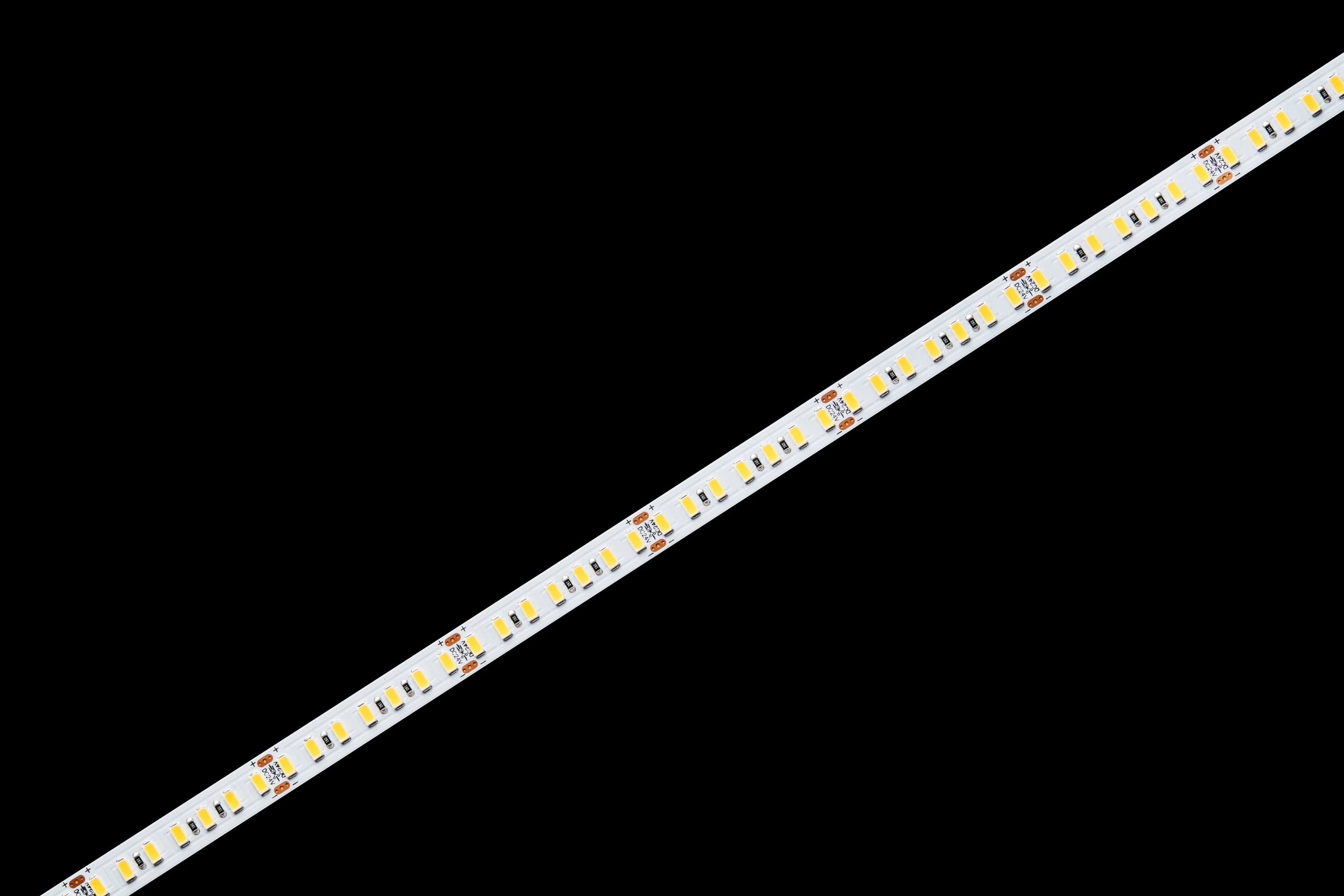 3000K IP20 High Lumen Efficiency Flexible LED Strip for Architectural Decorative Lighting