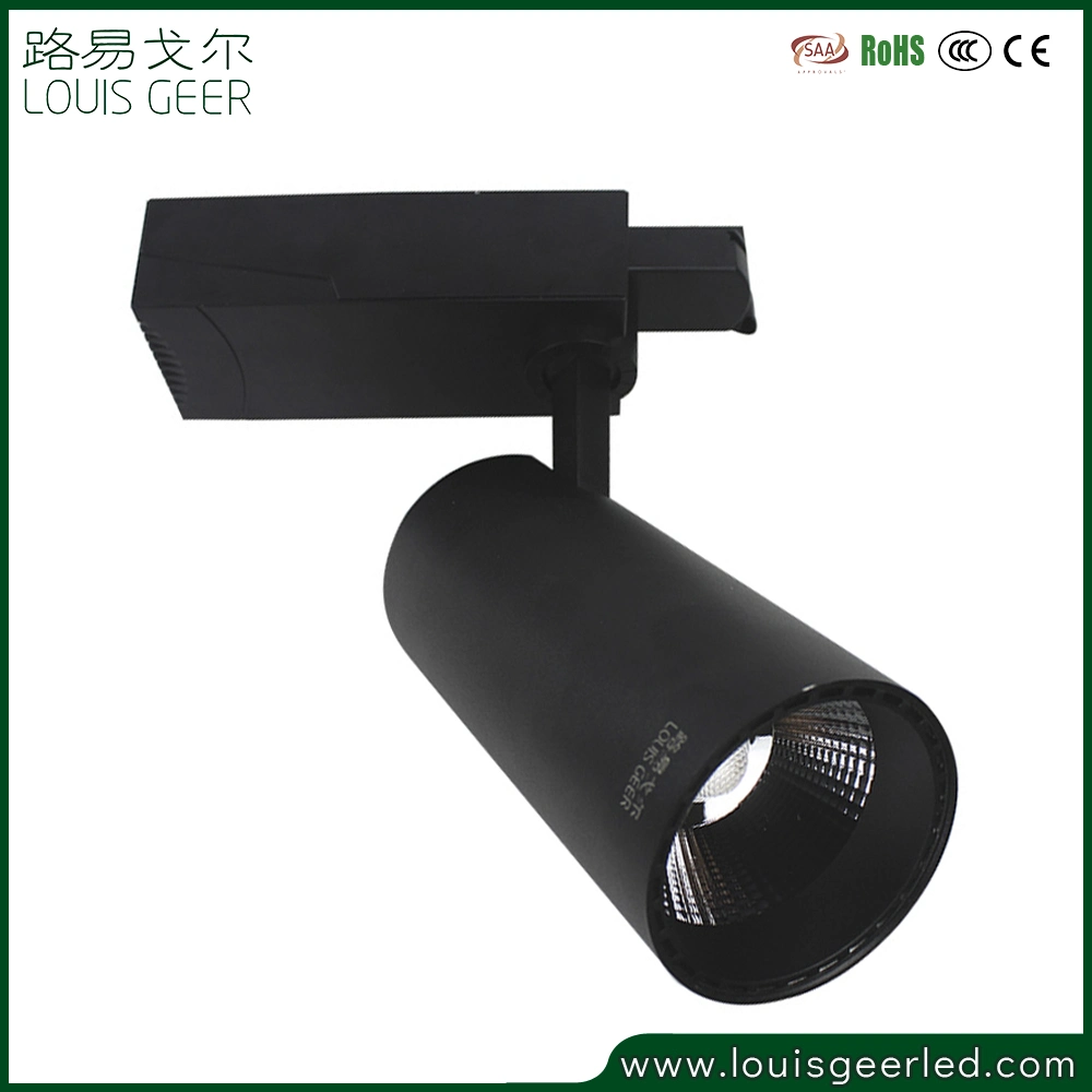 Omni-directional Rotatable Black LED Spotlight COB 25W LED Track Light