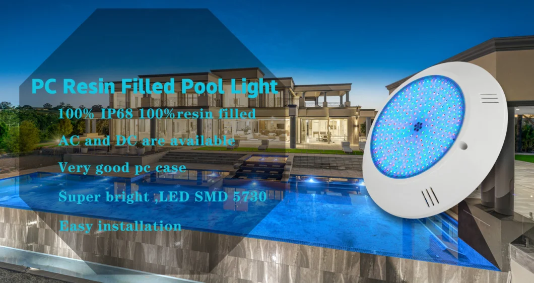 2020 Hot Sale RGB Swimming Pool Lighting Waterproof LED Pool Light with CE RoHS IP68 Reports