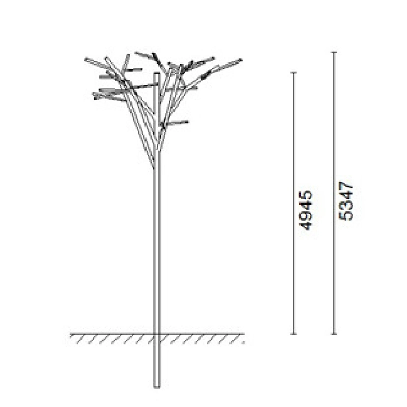IP65 100W Waterproof High Lumen Output Outdoor Solar Street Light Outdoor LED Light