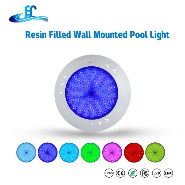 Light source is glued IP68 LED swimming pool underwater light LED swimming pool light