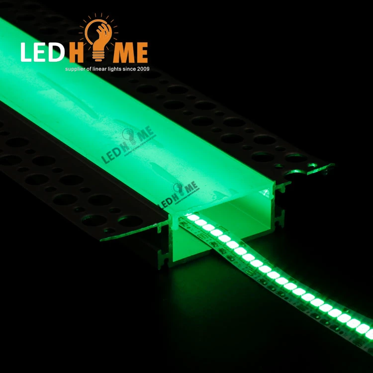 Aluminum Linear Lighting Frameless LED Linear with Flexible Strip Surface / Recessed