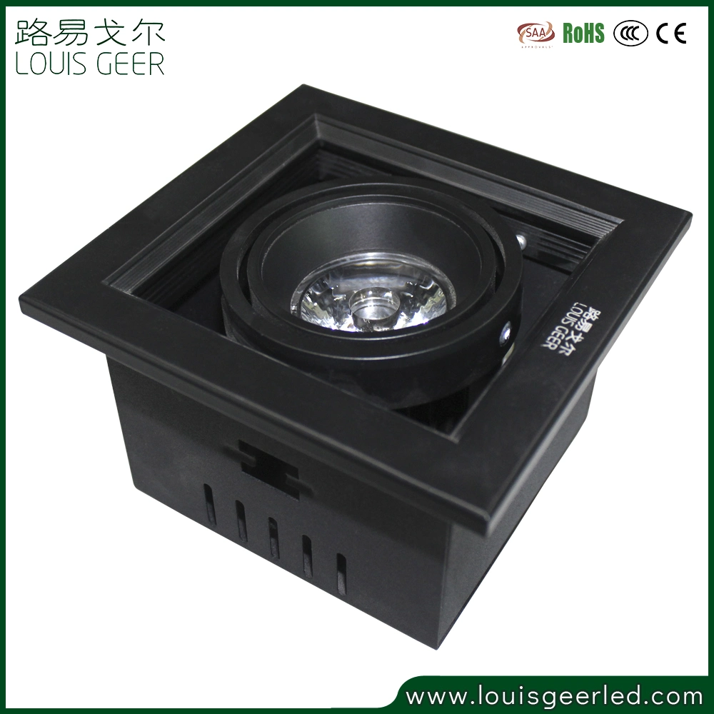 Adjustable Recessed Anti-Glare LED COB Grille Grid Spot Lights