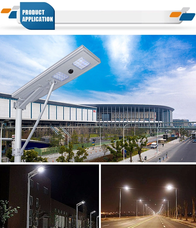 All in One Outdoor LED Lamp Integrated Solar Street Light